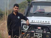 एक हाथ से पहाड़ियों पर गाड़ी दौड़ाकर जांबाजी की मिसाल बन रहा कश्मीर का ये नौजवान