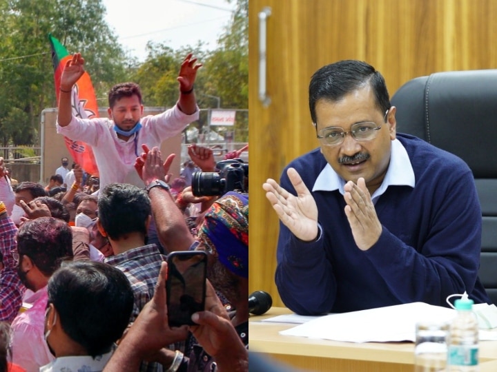 Gujarat Municipal Election Results 2021 BJP Congress, AAP ...