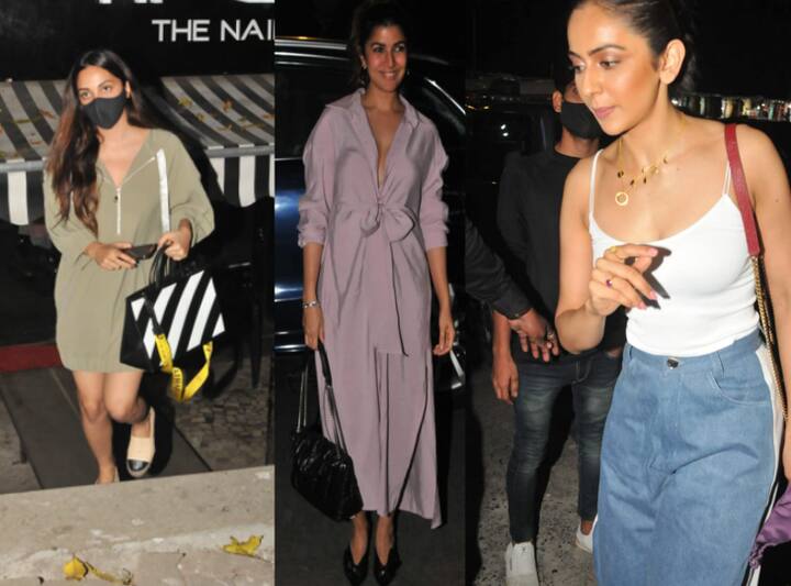 बॉलीवुड अभिनेत्रियां मुंबई में कई जगह स्पॉट हुईं. इस दौरान सभी का फैशनेबल अंदाज देखने को मिला. रकुलप्रीत सिंह, कियारा आडवाणी और निम्रत कौर को मुंबई में स्टाइलिश अंदाज़ में स्पॉट किया गया. 