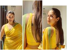 Yellow साड़ी में दिखीं शाहिद कपूर की बीवी Mira, फ्लॉन्ट किया टैटू, खूबसूरती देख थम गईं लोगों की निगाहें