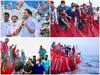 मछुआरों संग समुद्र में मछली पकड़ने गए राहुल गांधी, देखें तस्वीरें