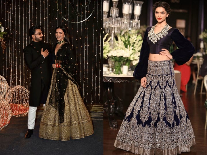 प्रियंका चोपड़ा और निक जोनास के वेडिंग रिसेप्शन में भी दीपिका ने ब्लैक और गोल्डन लहंगे को चुना था. और सब्यसाची के इस डिज़ाइनर लहंगे में वो बला की खूबसूरत लगी थीं. 