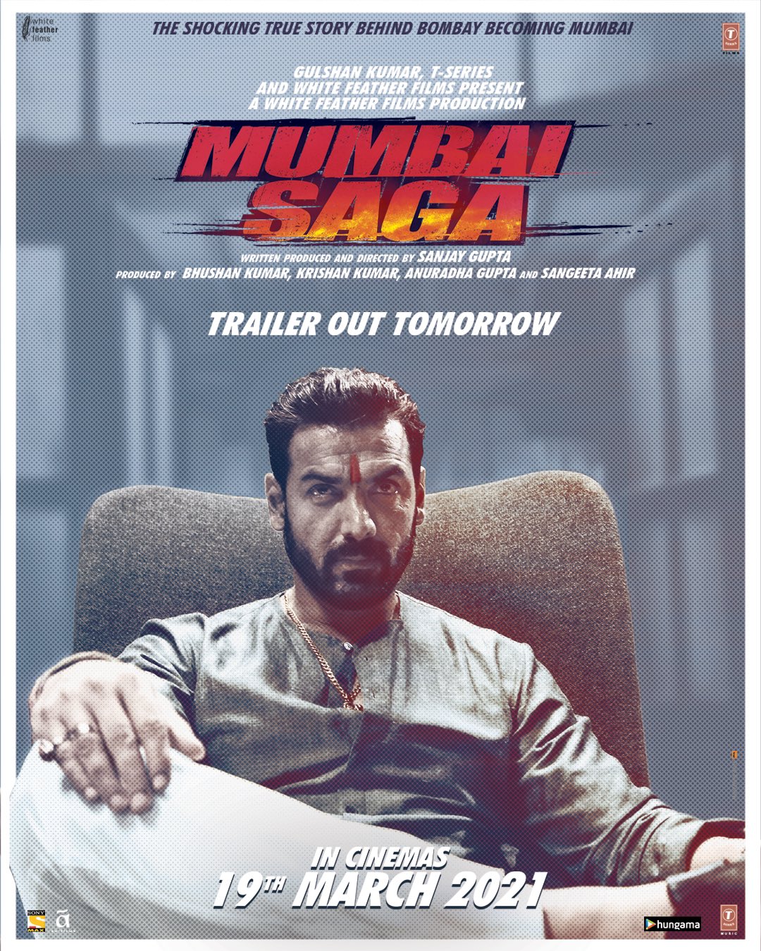 Mumbai Saga Trailer: गैंगेस्टर बनकर धांसू एक्शन में दिखे John Abraham, 10 करोड़ के लिए इनकाउंटर करने निकले इमरान हाशमी , देखें मुंबई सागा का ट्रेलर