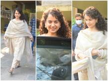 सूट सलवार पहन खुले बालों में घर से निकलीं Kangana Ranaut, देखकर याद आईं Tanu Weds Manu फिल्म की तनुजा त्रिवेदी