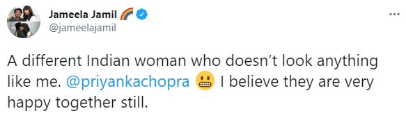 What! निक जोनास और जमीला के 'तलाक' पर प्रियंका चोपड़ा ने दिया रिएक्शन, वायरल हो रहा है ये ट्वीट