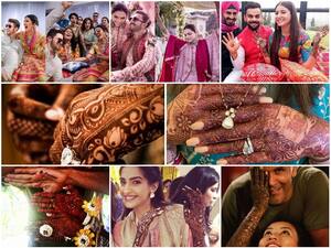 मेहंदी वाले हाथ: पिया के नाम की मेहंदी लगाए खूब इठलाई ये बॉलीवुड अभिनेत्रियां, तस्वीरों में देखिए डिजाइन और कैसा चढ़ा रंग