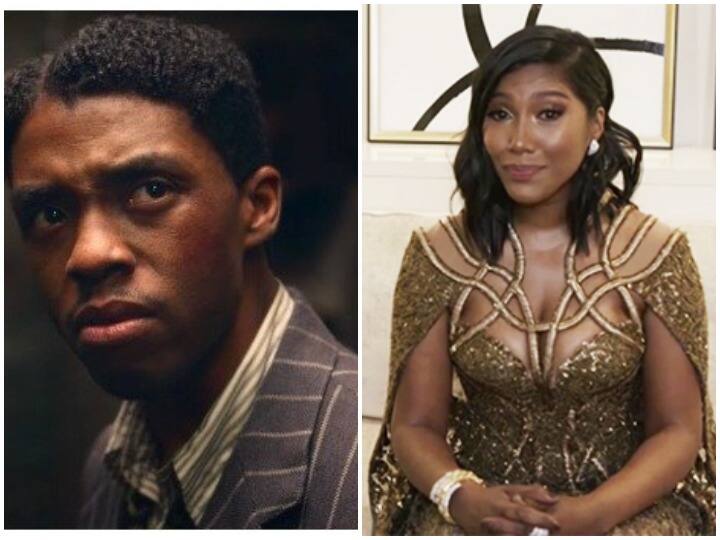 Golden Globes 2021: दिवंगत एक्टर Chadwick Bosemanw को मिला बेस्ट एक्टर का अवॉर्ड, रोते-रोते पत्नी ने दिया भावुक स्पीच Golden Globes 2021: Chadwick Bosemanw wife gives a stirring speech after accepting award on his behalf, watch Video Golden Globes 2021: दिवंगत एक्टर Chadwick Bosemanw को मिला बेस्ट एक्टर का अवॉर्ड, रोते-रोते पत्नी ने दिया भावुक स्पीच