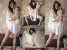 In Pics: सिर्फ शर्ट पहने इस एक्ट्रेस ने बेडरूम में बिस्तर पर चढ़कर क्लिक कराई ऐसी-ऐसी तस्वीरें, इंटरनेट पर वायरल