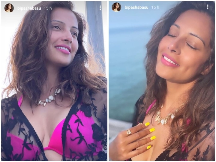 Bipasha basu shares bikini photos from Maldives Bikini फोटोज से Bipasha basu ने फिर बढ़ाया इंटरनेट का पारा, पति के साथ मालदीव में छुट्टियां मना रही है एक्ट्रेस