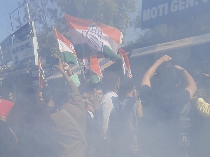 jammu, congress workers protest against G23 group and ghulam nabi azad, demands actions ANN
