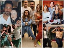 Bigg Boss के कंटेस्टेंट्स पर चढ़ा है पार्टी का खुमार. देखिए कैसे Rubina Dilaik और Rakhi Sawant ने मचाया पार्टी में धमाल