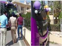 बिहार विधानसभा में दीवार से टकराई इलेक्ट्रिक बस, आज ही CM नीतीश ने किया है उद्घाटन