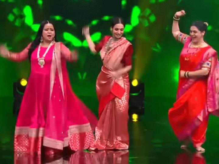 Malaika Arora did a Marathi style dance on india best dancer stage, watch this video लाल बनारसी साड़ी बांध स्टेज पर Malaika Arora ने ऐसा किया मराठी स्टाइल डांस, इस पॉपुलर एक्ट्रेस ने दी टक्कर