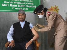 राष्ट्रपति रामनाथ कोविंद ने लिया कोरोना वैक्सीन का पहला डोज़, आर आर अस्पताल में लगा टीका