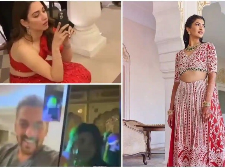 Salman Khan chats with bride, Tamannaah Bhatia clicks her pics at wedding फैशन ब्लॉगर की शादी में वर्चुअली जुड़े Salman Khan, Tamanna Bhatia ने खींचीं दुल्हन की फोटो
