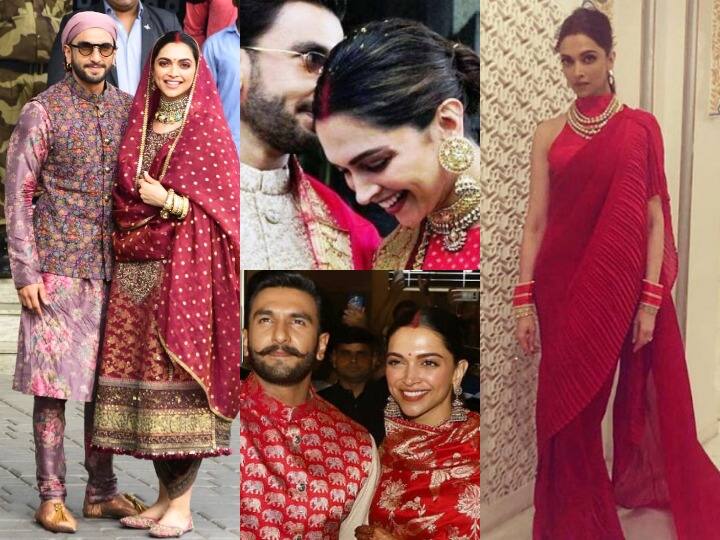 बॉलीवुड अभिनेत्री दीपिका पादुकोण अपनी खूबसूरती के कारण दुनिया भर में तारीफे बटोरती हैं लेकिन जब जब दीपिका पादुकोण मां में सिंदूर भर कर निकलती हैं तो उनकी चेहरे से शायद ही किसी की नजरे हटने का नाम लेती हैं. आज हम आपको दीपिका के कुछ भरी मां वाले लुक्स दिखाने जा रहे हैं.