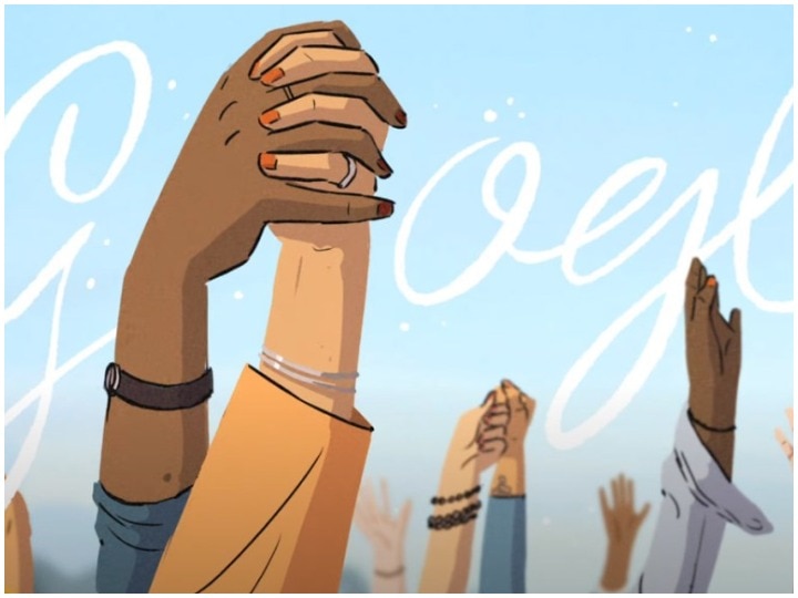 Google created this special doodle on the occasion of International Women's Day अंतरराष्ट्रीय महिला दिवस के मौके पर गूगल ने बनाया ये खास डूडल, दिया ये संदेश