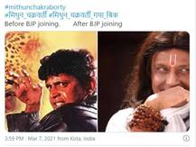 मिथुन चक्रवर्ती के बीजेपी ज्वाइन करने के बाद सोशल मीडिया पर मीम्स की बाढ़, जानें क्या लिख रहे लोग