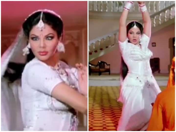 Rakhi Sawant did nagin dance as Sridevi video went viral नागिन के रीमेक में श्रीदेवी का किरदार निभाना चाहती हैं Rakhi Sawant, 'मैं तेरी दुश्मन' गाने पर किया डांस, वीडियो वायरल
