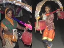 दूरी और थकान पर आस्था भारी, सैकड़ों किमी दूर चलकर पैदल कावड़ ला रही हैं महिलाएं