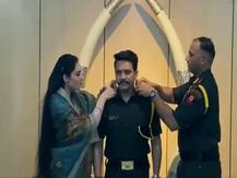 केन्द्रीय वित्त राज्य मंत्री अनुराग ठाकुर को टेरिटोरियल आर्मी में प्रमोट कर कैप्टन बनाया गया