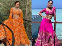 बहन शजा मोरानी की शादी में जोया ने पहने ये डिजाइनर लहंगे, हो रही है मेकअप से लेकर ईयररिंग तक की तारीफें