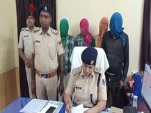 डकैती की योजना बना रहे चार अपराधियों को पुलिस ने किया गिरफ्तार, 4 पिस्टल और कारतूस बरामद