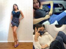 Photos: जाह्नवी कपूर को गाड़ी में ही बदलने पड़े कपड़े, ये तस्वीरें हो रही है वायरल