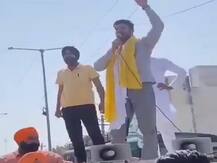 हरियाणा में किसानों ने ट्रैफिक रोका, बीजेपी विधायक के घर के बाहर किया प्रदर्शन