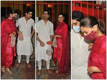 Photos: कोरोना पॉजिटिव ब्वॉयफ्रेंड रणबीर कपूर के लिए दुआ मांगने मंदिर पहुंचीं आलिया भट्ट, यहां देखिए तस्वीरें