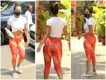 Spotted: बेहद जबरदस्त अंदाज में योग करने घर से निकली मलाइका अरोड़ा, कर्व्स फ्लॉन्ट करते ये तस्वीरे हो रही हैं वायरल