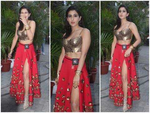 In Pics: बेहद खूबसूरत डॉल लुक में स्पॉट हुईं सारा अली खान, इंटरनेट पर छाया ये अंदाज In Pics: बेहद खूबसूरत डॉल लुक में स्पॉट हुईं सारा अली खान, इंटरनेट पर छाया ये अंदाज