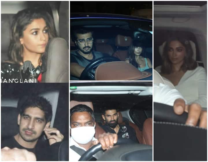 बॉलीवुड अभिनेत्री आलिया भट्ट का का आज जन्मदिन हैं. मुंबई में बीती रात इस खास मौके पर धमाकेदार पार्टी हुई जिसमें कई बड़े सितारे पहुंचे. आलिया के बर्थडे पर इस पार्टी का आयोजन फिल्ममेकर करन जौहर ने किया था. इस पार्टी में  दीपिका पादुकोण, अयान मुखर्जी, अर्जुन कपूर और मलाइका अरोड़ा जैसी कई हस्तियों ने शिरकत की. देखिए तस्वीरें