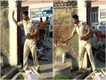 बिहार: शराब नष्ट करने के लिए पुलिस जवान ने अपनायी ये तरकीब, देखने के लिए थाने के बाहर लग गई भीड़