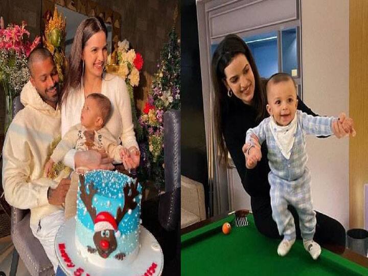 कुछ दिन पहले नताशा ने अपने इंस्टाग्राम अकाउंट पर एक फोटो शेयर की थी जिसमें अगस्त्य अपनी मां के साथ स्विमिंग पूल में दिखाई दिए थे. अगस्त्य ने इस फोटो में नीले रंग की शॉर्ट्स पहनी हुई है. दूसरी ओर नताशा एक काले रंग के स्विमिंग सूट में नज़र आई थीं. 