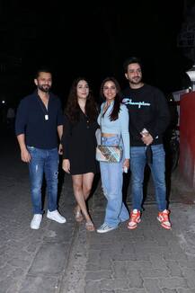 अपनी अपनी गर्लफ्रेंड के साथ डिनर करने साथ में पहुंचे Aly Goni और Rahul Vaidya, कुछ इस अंदाज़ में दिखीं Jasmine Bhasin और Disha Parmar
