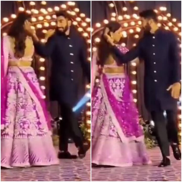 Jaspreet Bumrah dances with wife Sanjana in a very romantic style watch this unseen video Jaspreet Bumrah ने पत्नी संजना संग किया बेहद रोमांटिक अंदाज में डांस, देखें ये अनसीन वीडियो