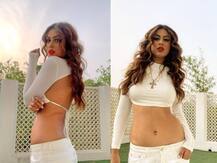 Nia Sharma ने Dancer Shweta Sharda के साथ किया बेहतरीन डांस, नियोन ग्रीन ड्रेस को कैरी करती दीं दिखाई