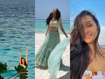 Maldives में समुद्र के किनारे मस्ती करती दिखीं श्रद्धा कपूर, देखें ये बेहद खूबसूरत तस्वीरें