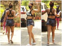 Talk Of The Town: टू पीस बोल्ड लुक में योगा करने निकलीं मलाइका अरोड़ा, यहां देखिए जबरदस्त अंदाज