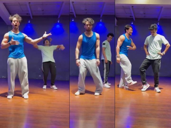 Tiger Shroff Dancing Video viral hrithik Roshan Krishna shroff comment on it Video: टाइगर श्रॉफ का धांसू डांस देख हंस पड़े ऋतिक रोशन, बहन कृष्णा श्रॉफ ने किया ये कमेंट