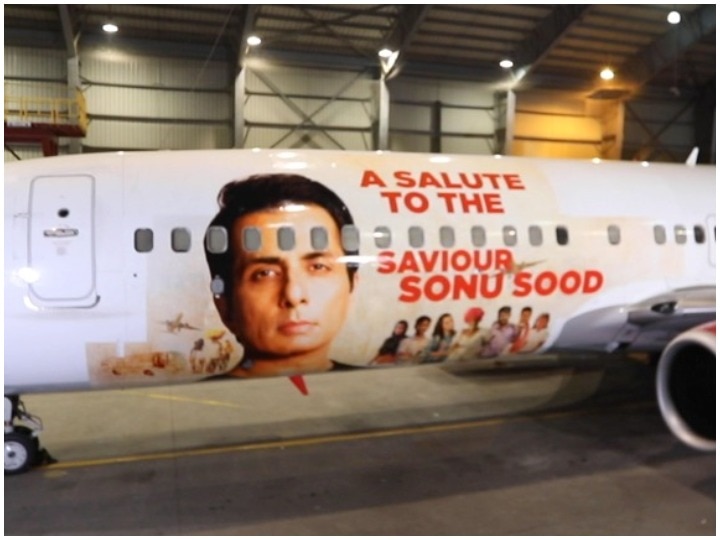 Spicejet salutes sonu sood for his philthropic work in a very special way ANN