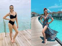 मालदीव में पति के साथ चिल कर रही हैं 'कांटा लगा गर्ल' Shefali Zariwala, देखिए तस्वीरें