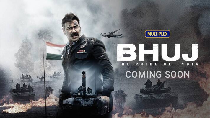 भुज : द प्राइड ऑफ़ इंडिया : अजय देवगन की फिल्म ‘भुज : द प्राइड ऑफ़ इंडिया’  71 में हुए भारत पाक युद्ध पर आधारित है. फिल्म में अजय देवगन ने भारतीय वायुसेना के स्क्वाड्रन लीडर विजय कर्णिक का रोल निभाया है.