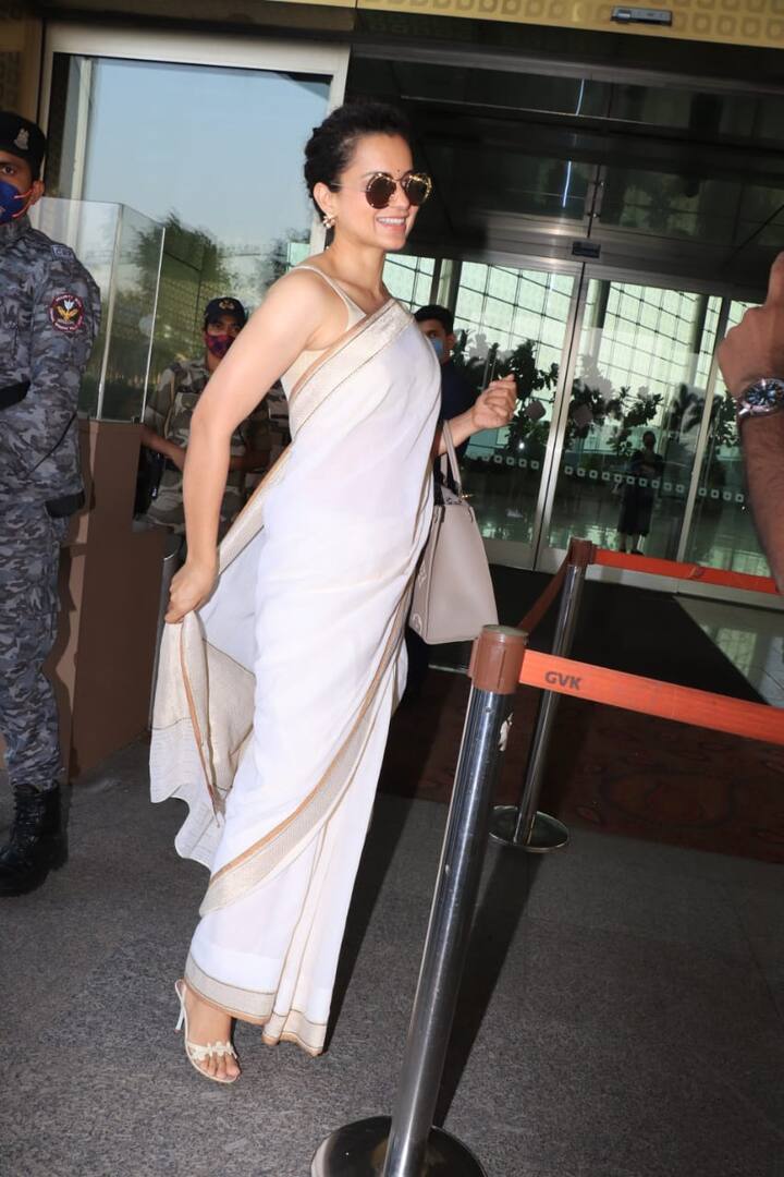 आज कंगना रनौत(Kangana Ranaut) और कृति सेनन(Kriti Sanon) दोनों ही एक्ट्रेस को अलग अलग जगहों पर स्पॉट किया गया और दोनों का स्टाइल एक दूसरे से बिल्कुल जुदा नज़र आया. 