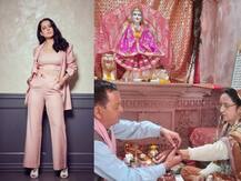 कंगना रनौत के 34वें बर्थडे पर उनकी मां ने की पूजा-अर्चना, बहन रंगोली ने शेयर की तस्वीरें