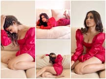 रेड ऑउटफिट में बेहद हॉट लुक देती नजर आईं मौनी रॉय, सोशल मीडिया पर जमकर वायरल हो रही तस्वीरें