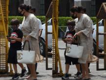 गेटवे ऑफ इंडिया पर फेरी राइड में नज़र आईं Shahrukh Khan की पत्नी Gauri Khan, मम्मी के फोन से खेलते दिखे नन्हें Abram