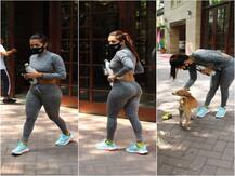 मुंबई में बांद्रा में स्पॉट की गईं Malaika Arora, स्ट्रीट डॉग के साथ खेलती आईं नजर, देखें तस्वीरें