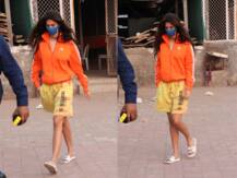 बिखरे बाल, कैजुअल शॉर्ट्स और ट्रैक सूट में स्पॉट हुई Disha Patani, फैंस को नहीं पसंद आया एक्ट्रेस का लुक